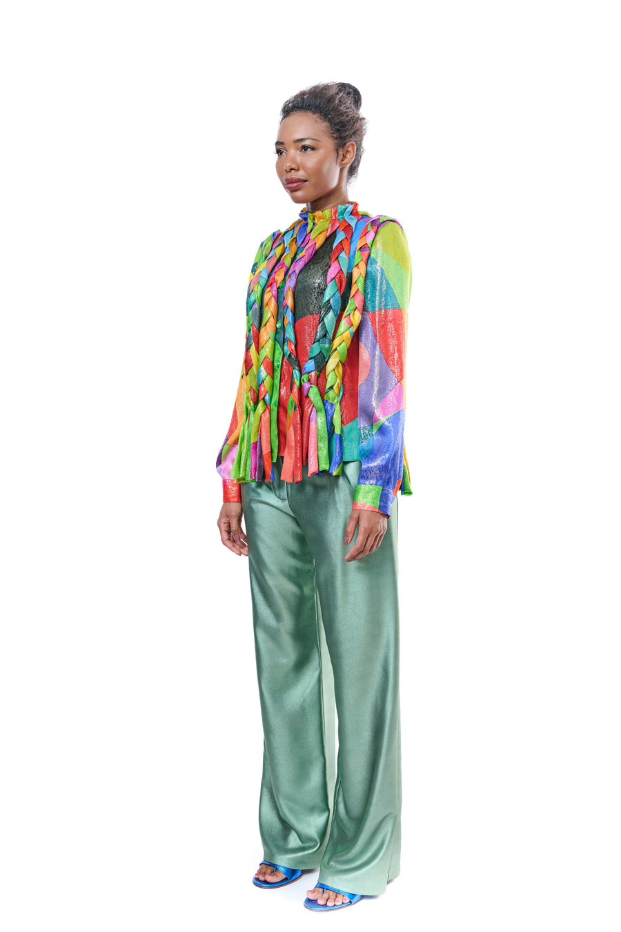 Multicolor Long Sleeve Blouse