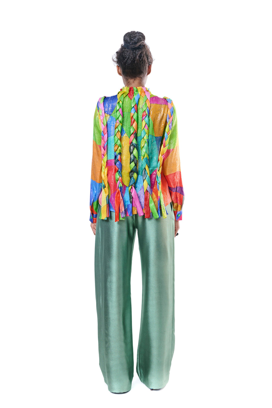 Multicolor Long Sleeve Blouse