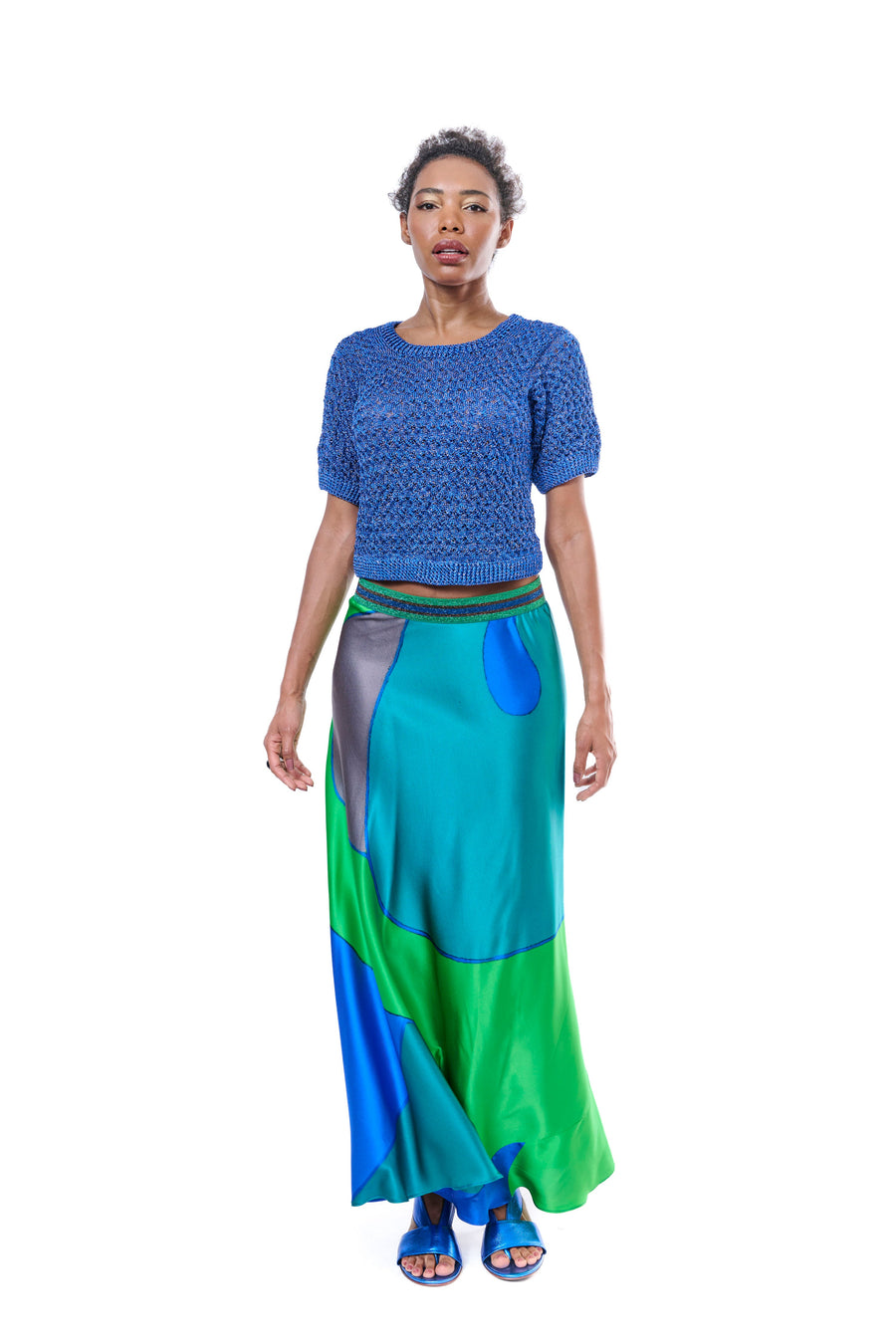 Blue Handmade Top