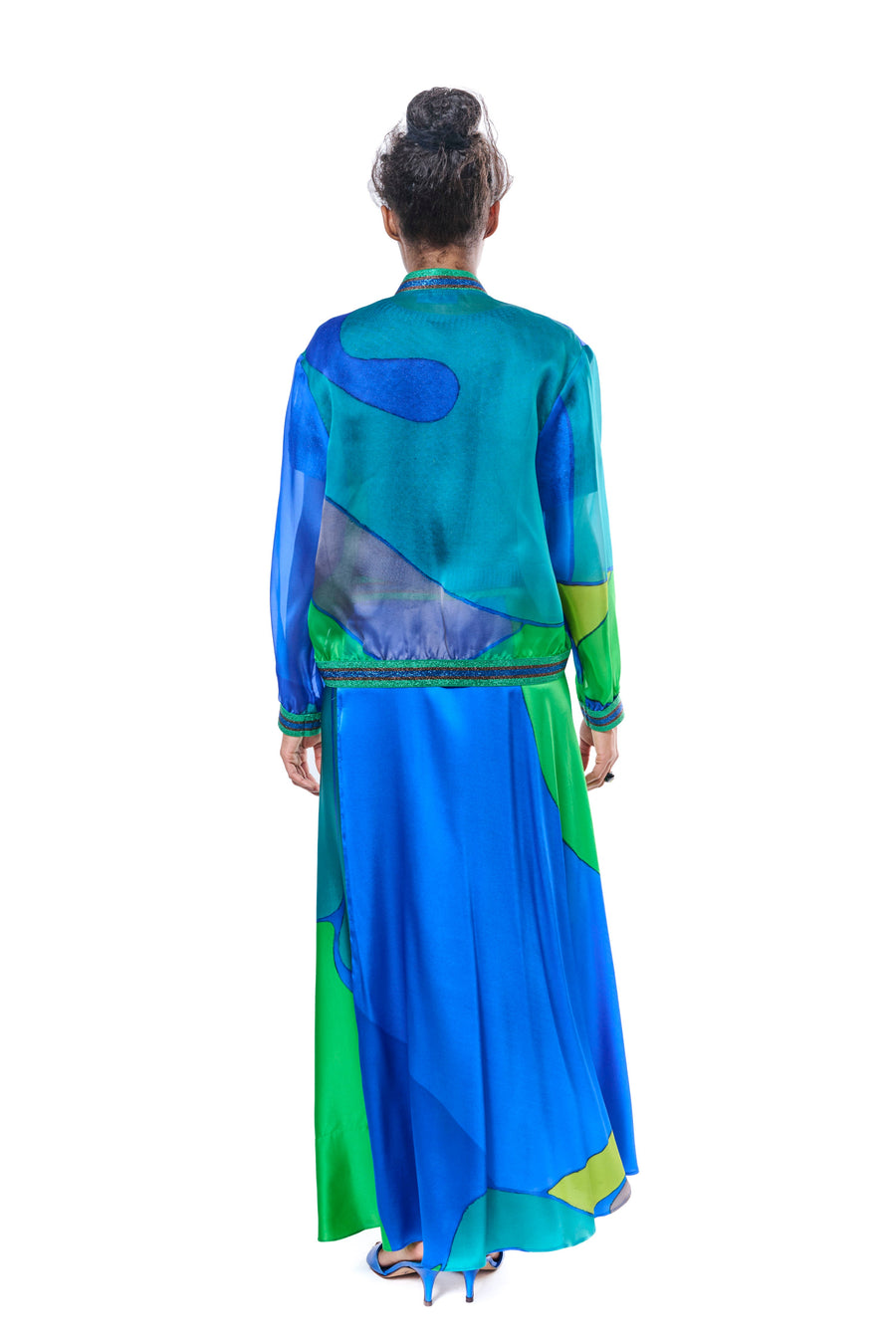 Silk Long Skirt