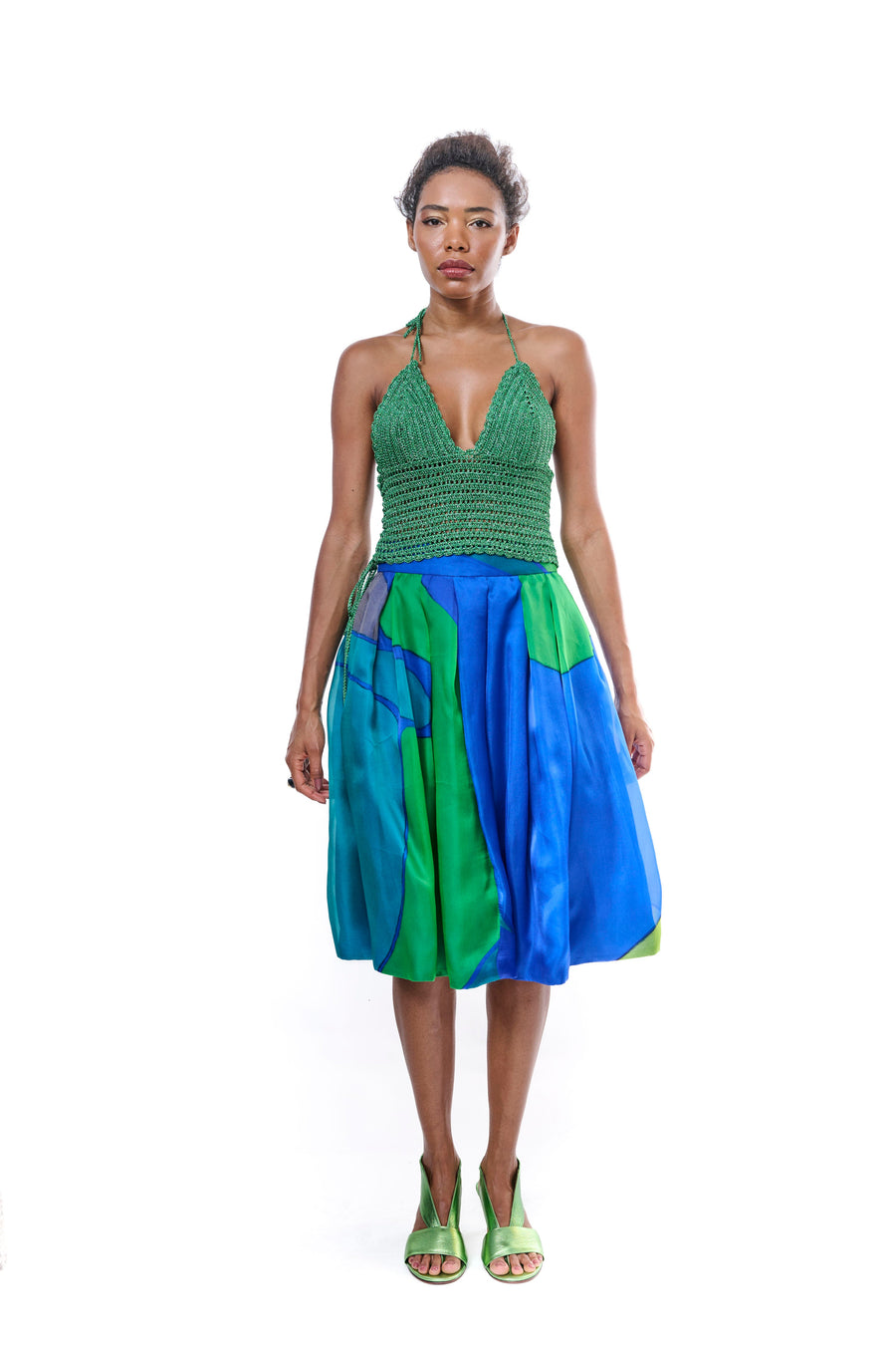 Handmade Green Top