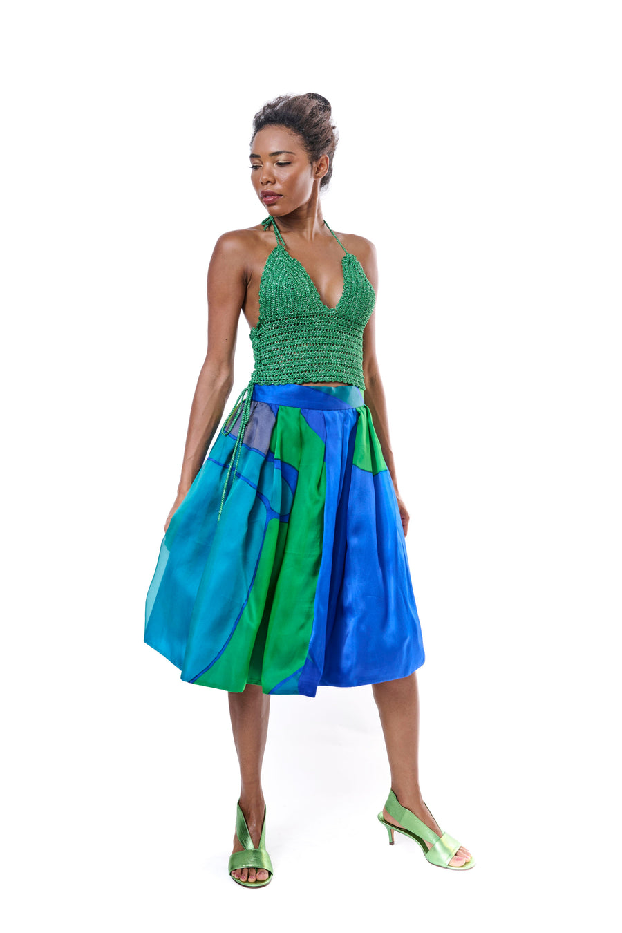 Handmade Green Top