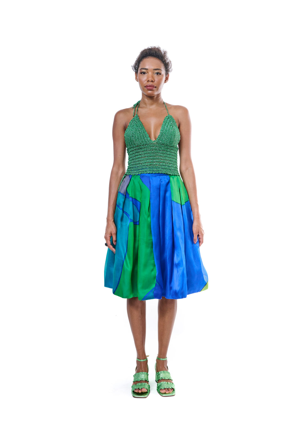 Handmade Green Top