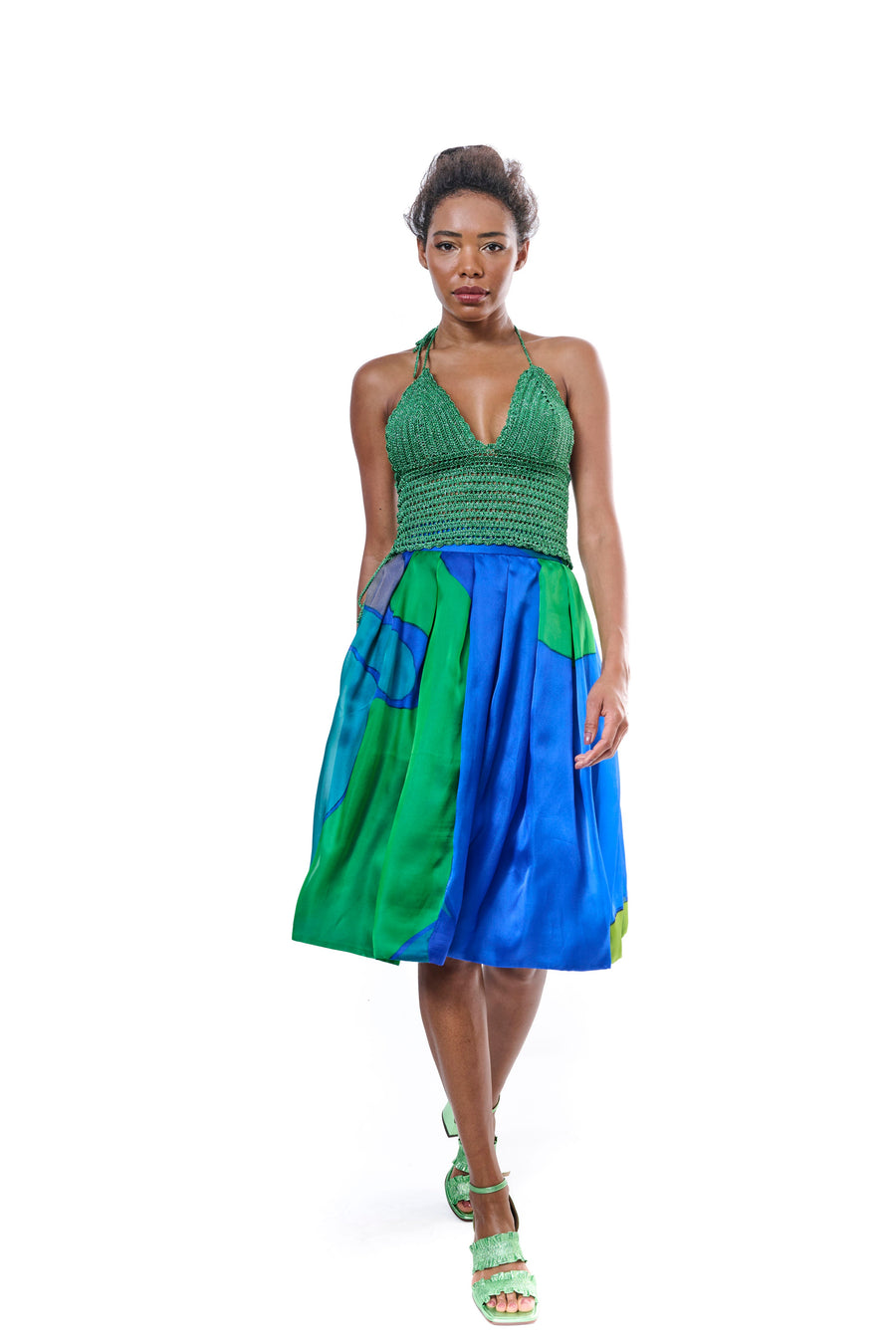 Handmade Green Top