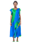 Silk Blue Dress