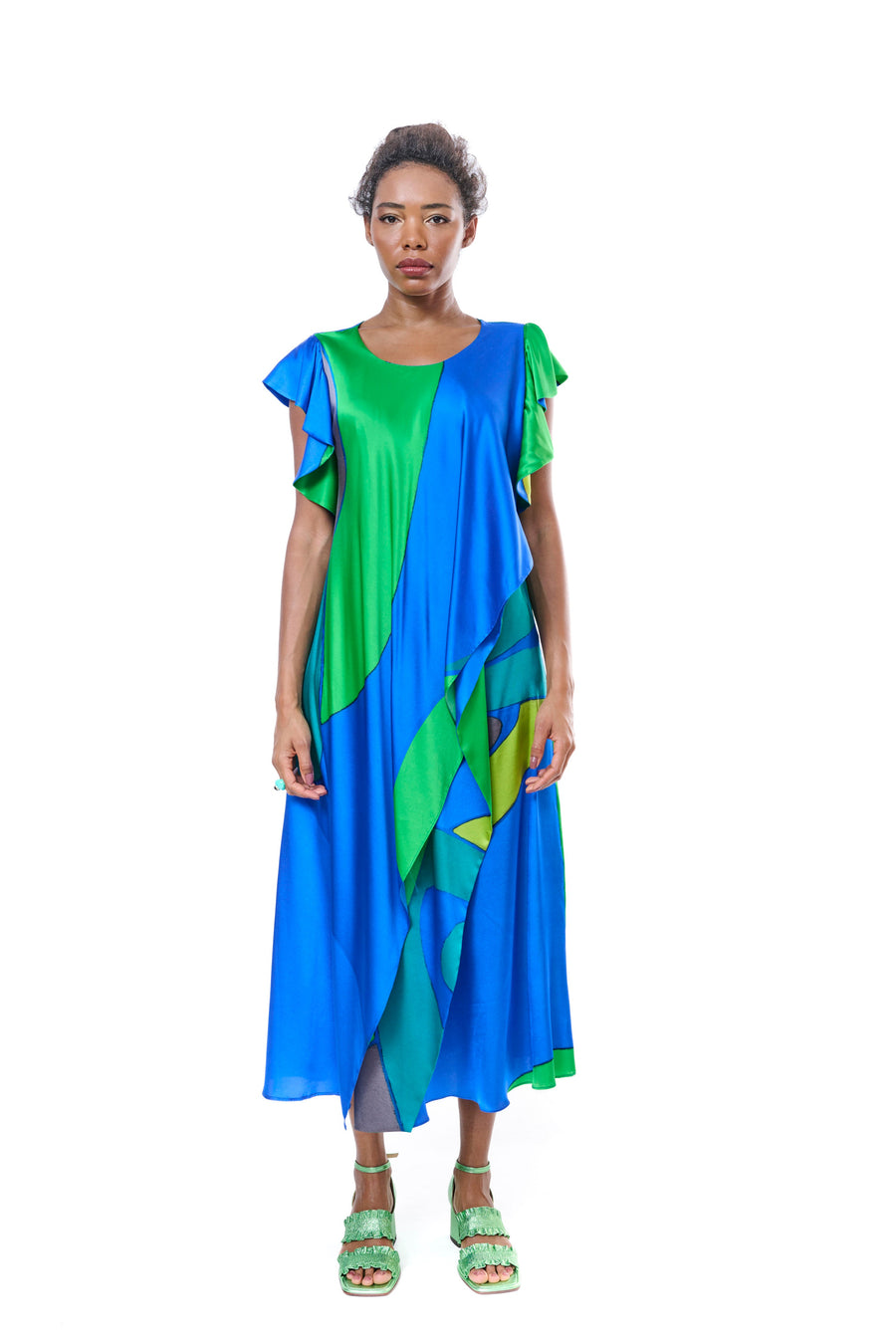 Silk Blue Dress