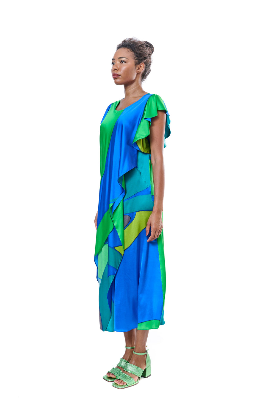 Silk Blue Dress