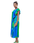 Silk Blue Dress