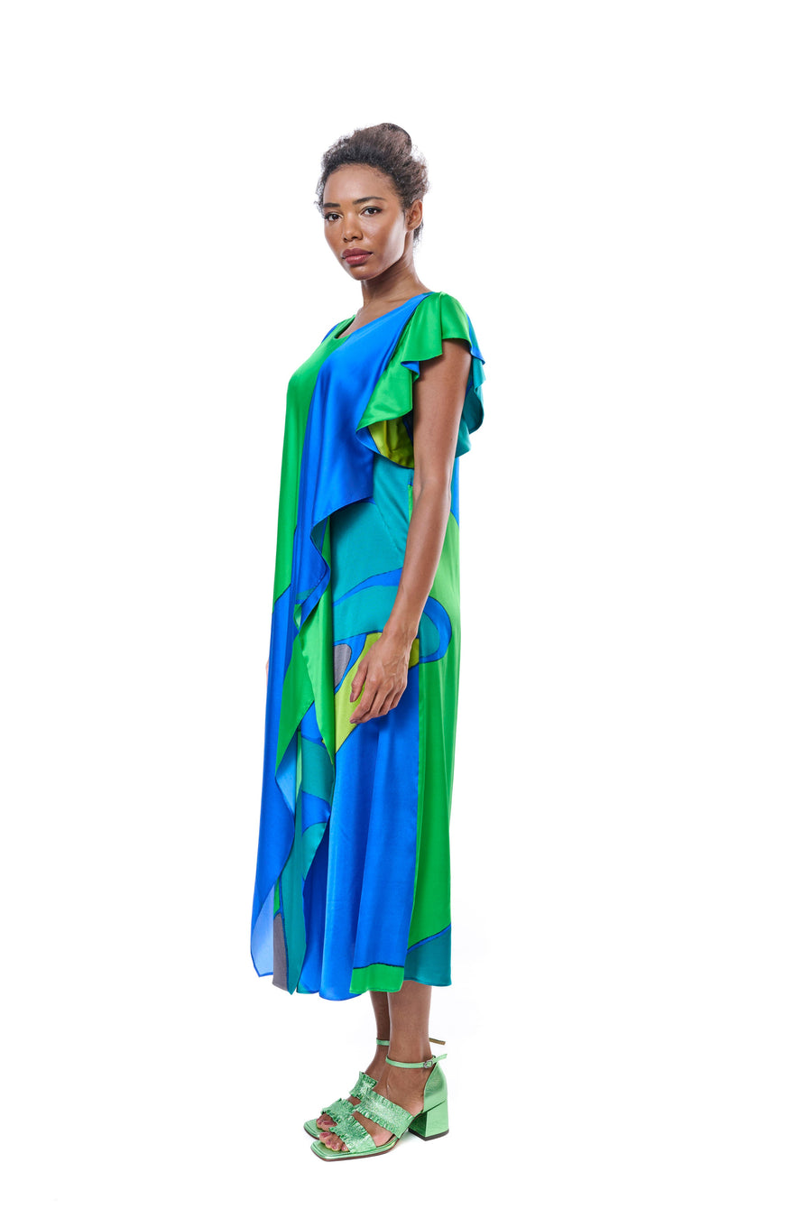 Silk Blue Dress