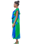 Silk Blue Dress