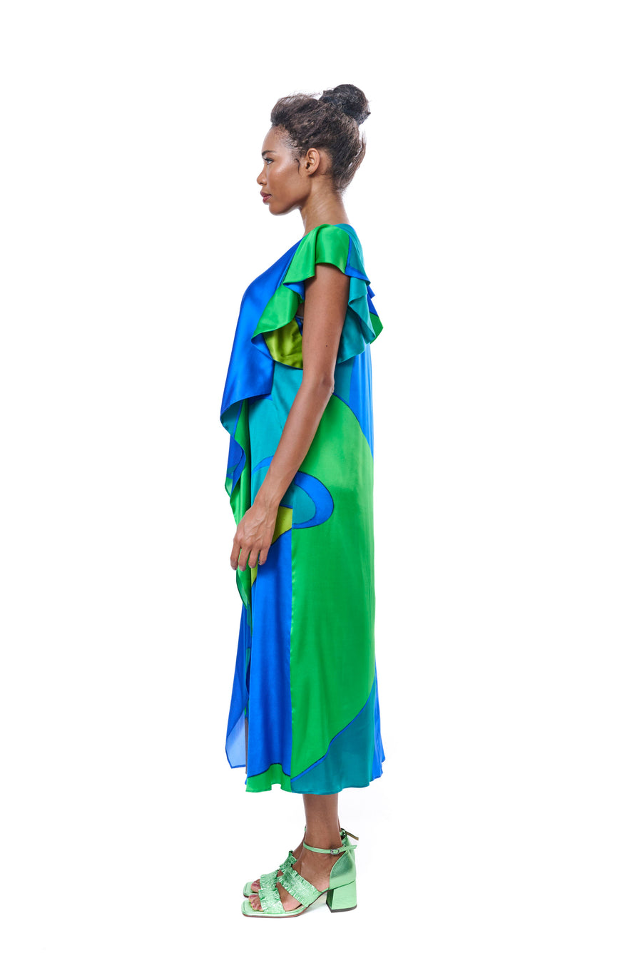 Silk Blue Dress