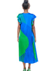 Silk Blue Dress