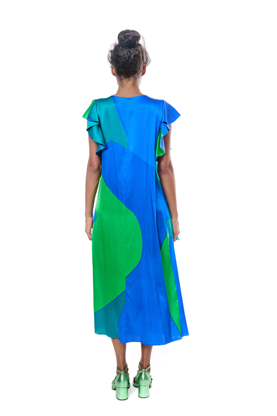 Silk Blue Dress