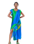 Silk Blue Dress
