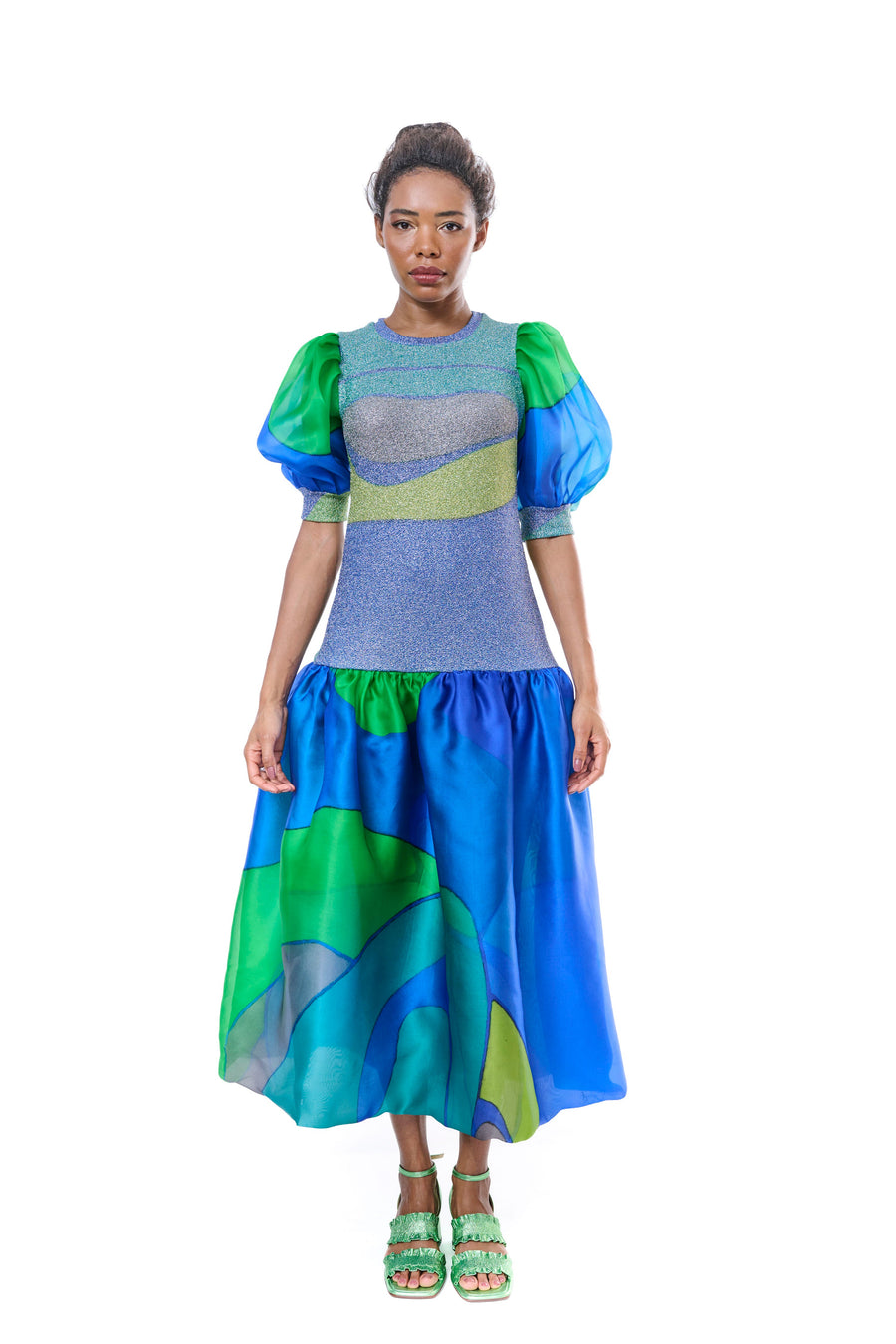 Balloon Sleeve Dress
