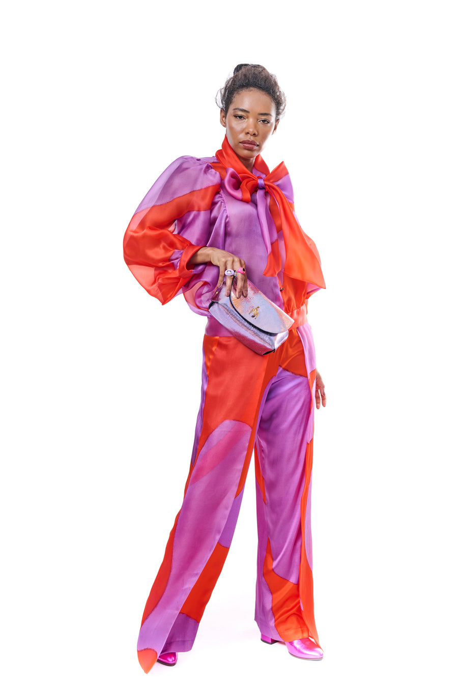 Silk Organza Trousers
