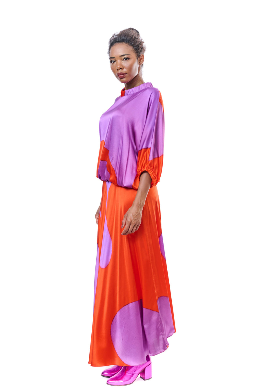Silk Long Skirt