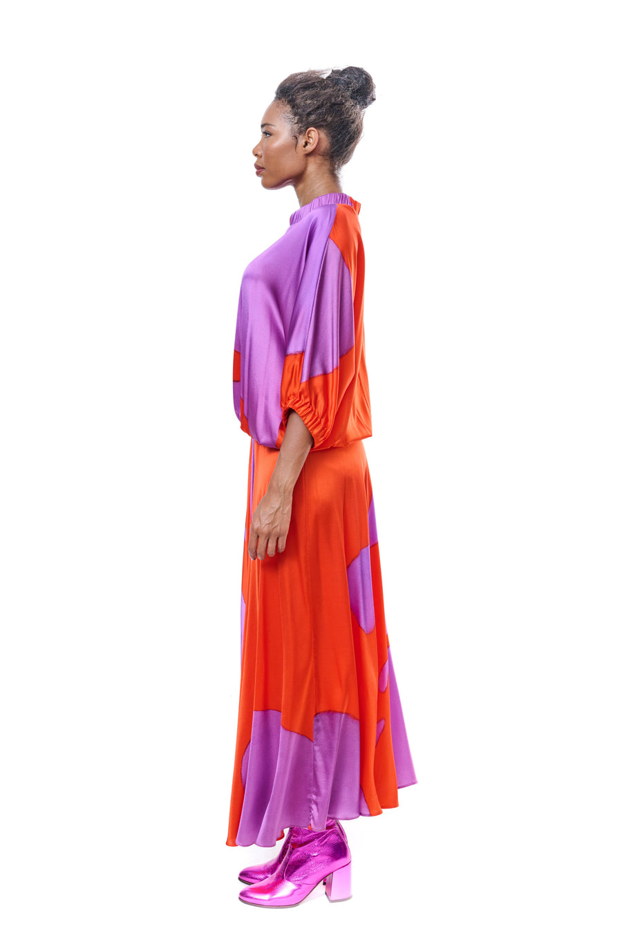 Silk Long Skirt