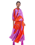 Silk Long Skirt