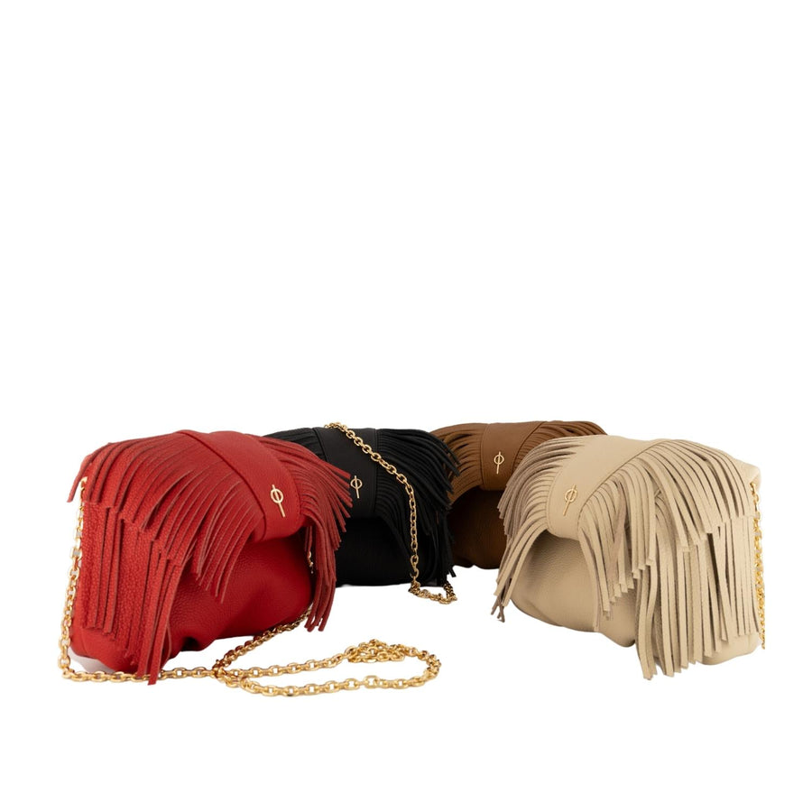 Mini Fringe Leda Beige | Porterist