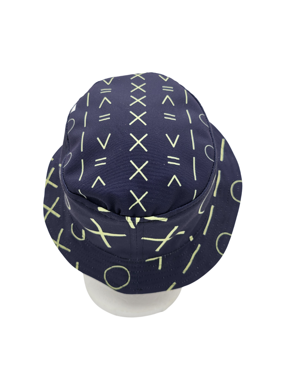 Indigo Pattern 1/Mud Cloth Pattern 1 Unisex Reversible Bucket Hat