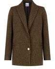 Brown Chestnut Wool Blazer