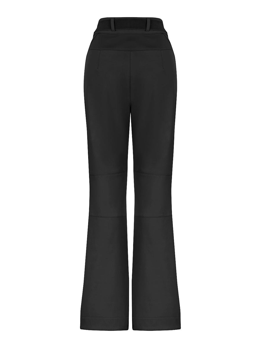 Black Belted High-Waisted Jeans