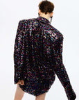 Multicolor Sequined Shirt