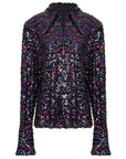 Multicolor Sequined Shirt