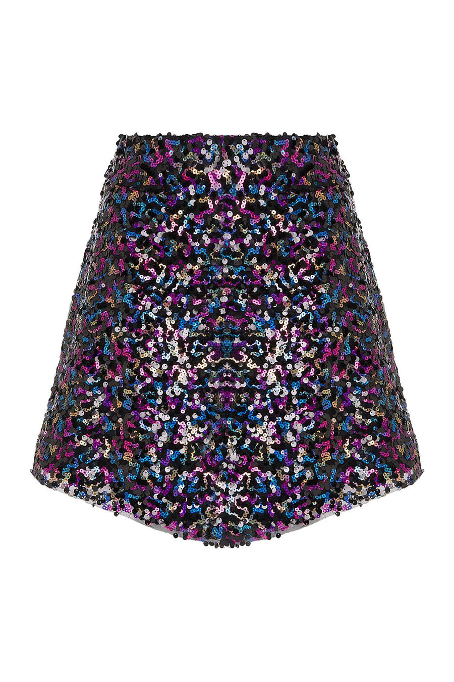Multicolor Sequined Skirt