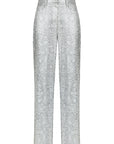 Silver Snake Print Pants