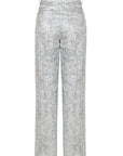 Silver Snake Print Pants