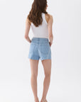 Dart Detailed Denim Shorts