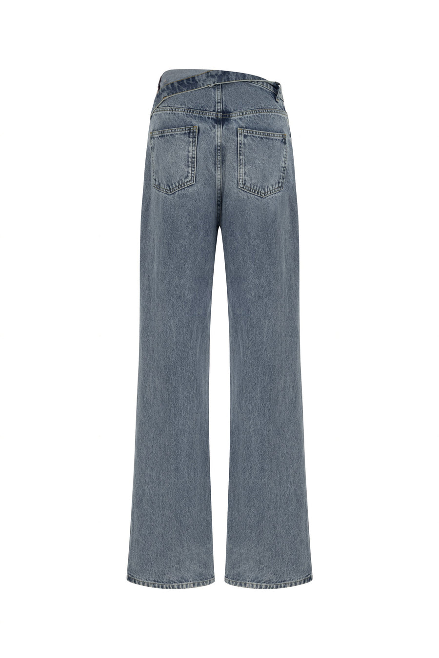 Blue High-Waisted Jeans