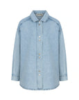 Oversize Blue Jean Shirt