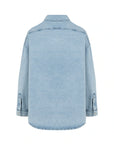 Oversize Blue Jean Shirt