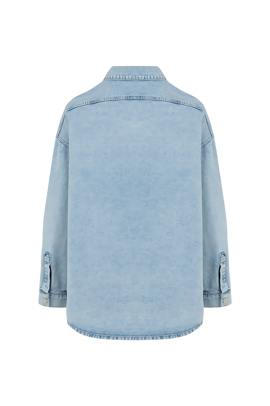 Oversize Blue Jean Shirt