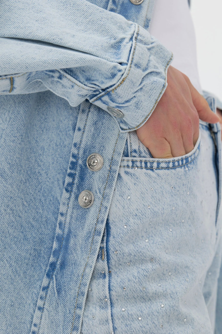 Oversize Blue Jean Shirt
