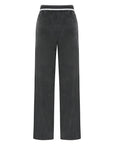 Pleated Palazzo Black Pants