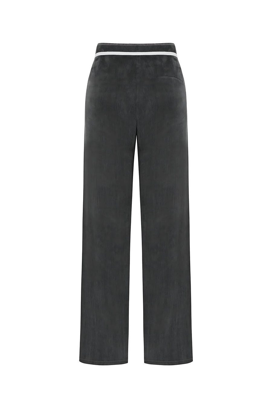 Pleated Palazzo Black Pants