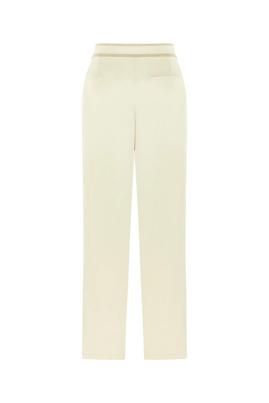 Pleated Ivory Palazzo Pants