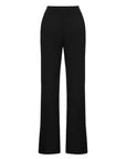 Mother of Pearl Beaded Black Knit Pants