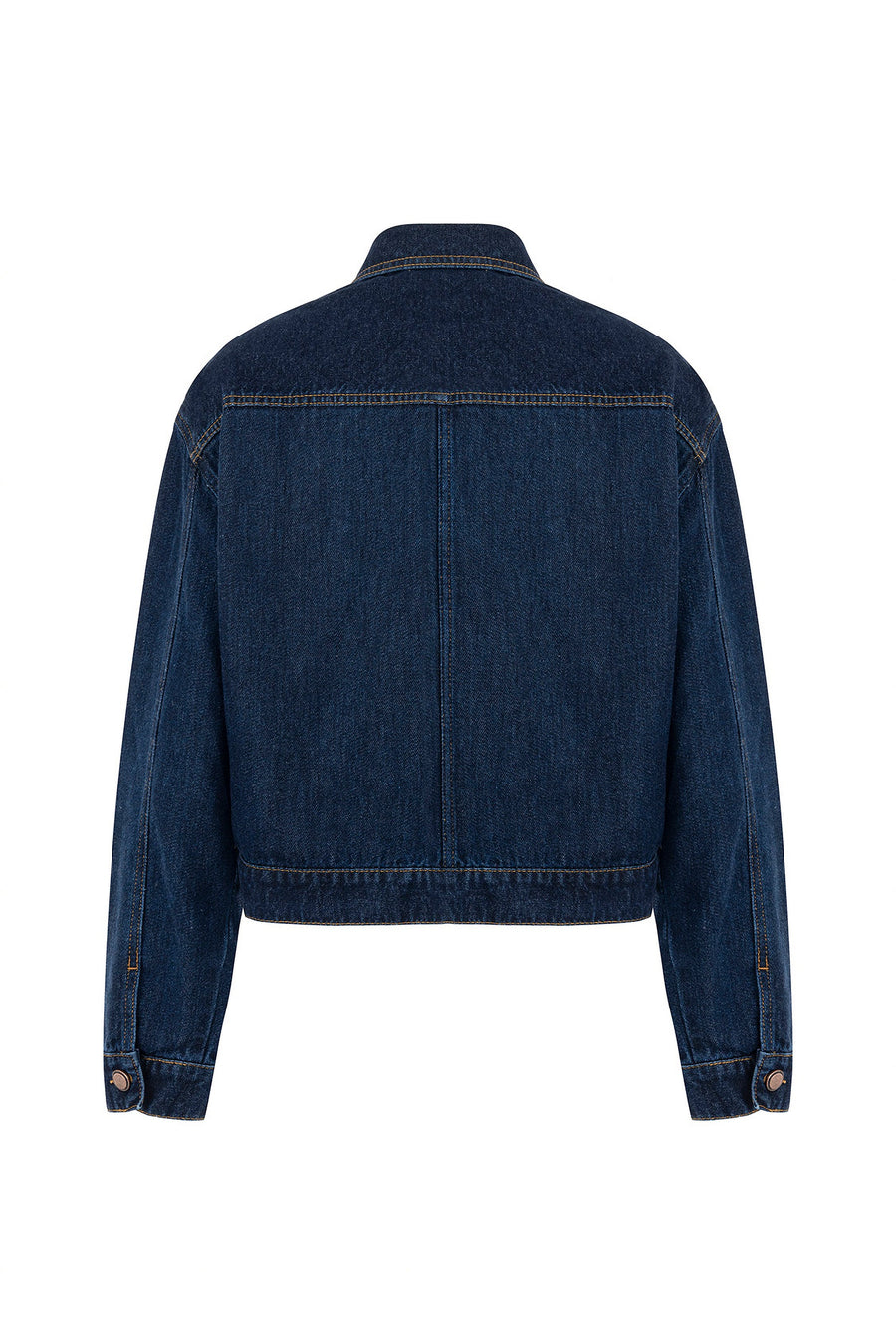 Blue Seashell Designed Jean Jacket
