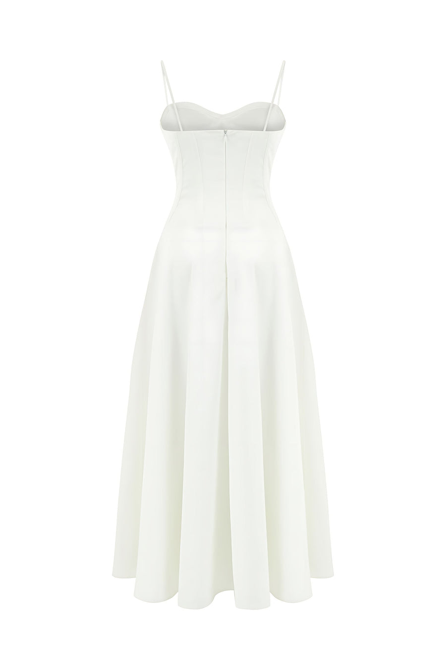 Corset Detailed Midi Dress