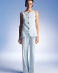 High-Waist Flowy Palazzo Pants