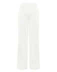 High Rise Ivory Palazzo Pants