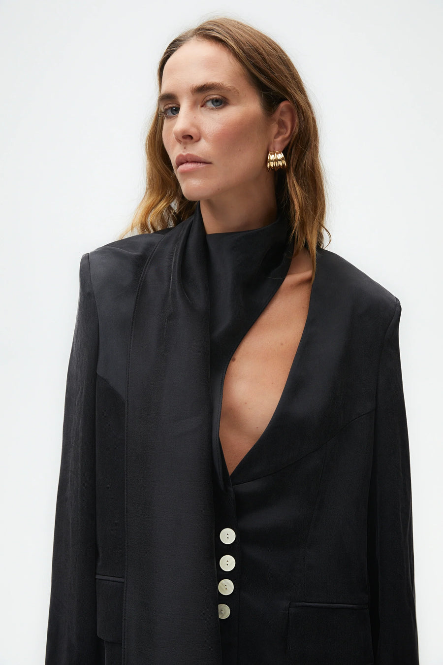 Shoulder Pad Low Cut Jacket