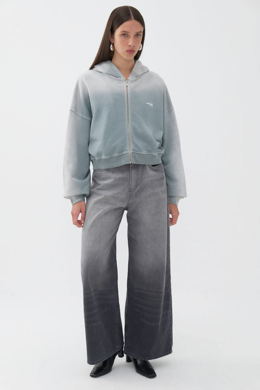 Multicolor Gradient Hooded Sweatshirt