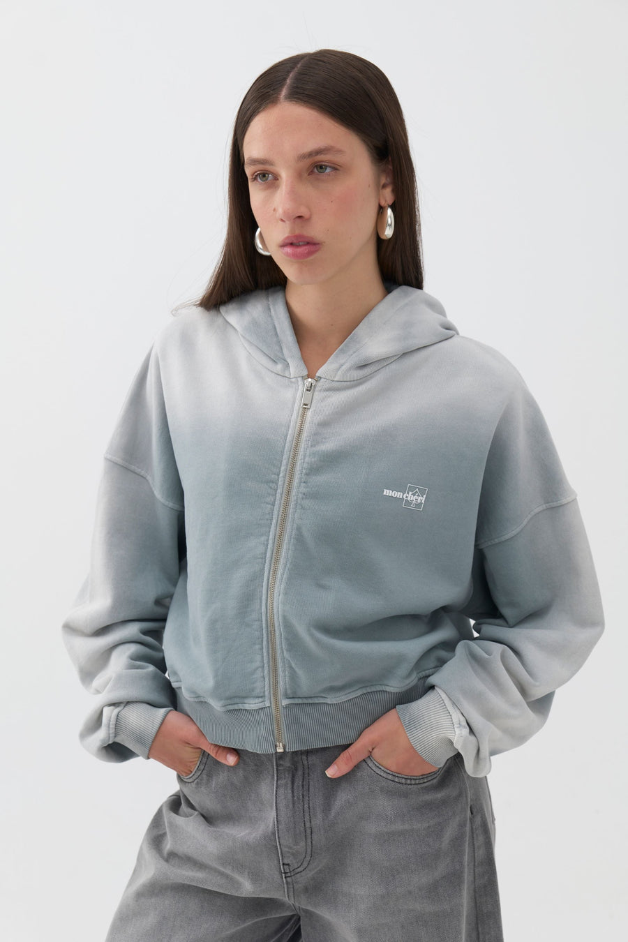 Multicolor Gradient Hooded Sweatshirt