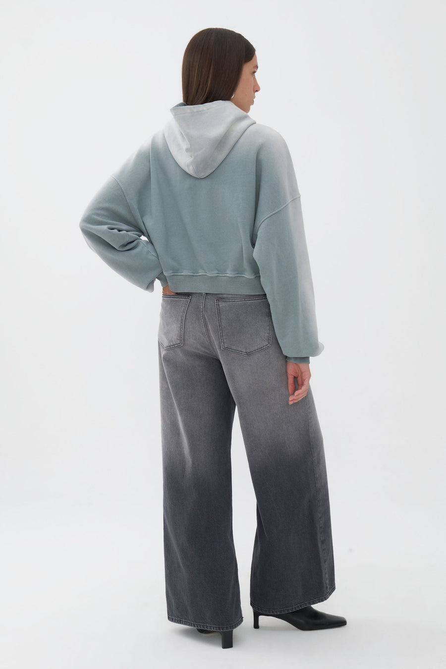 Multicolor Gradient Hooded Sweatshirt